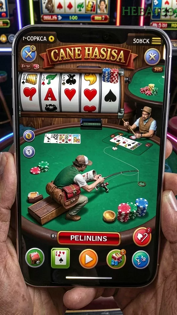 Cuplikan layar GEMS365 — menu navigasi